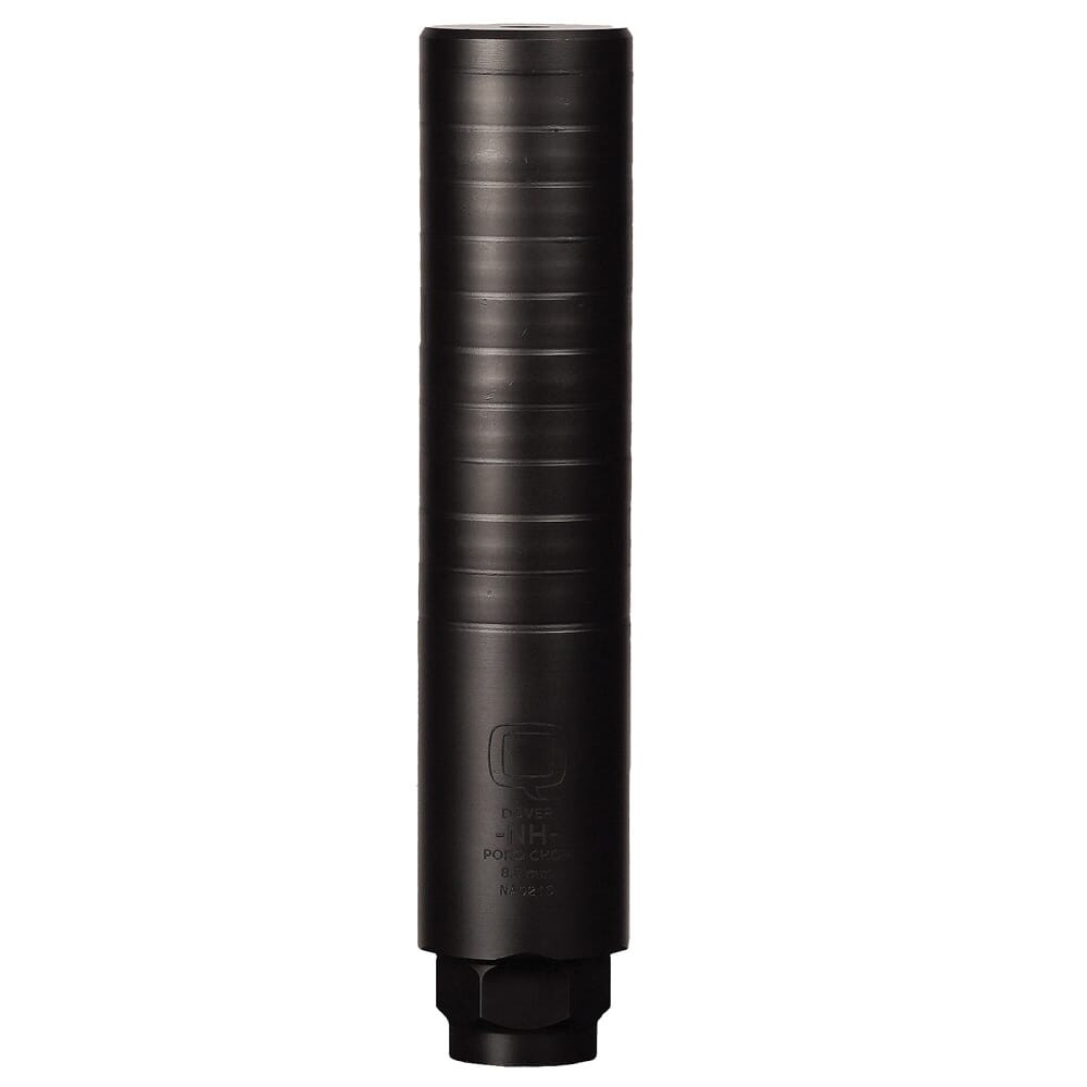 Q, LLC. PorQ CHOP 8.6 BLK M18x1.5 8.6"x1.75" Quick Attach Nitride Silencer (NFA) SIL-PC-QUICKIE-86-B
