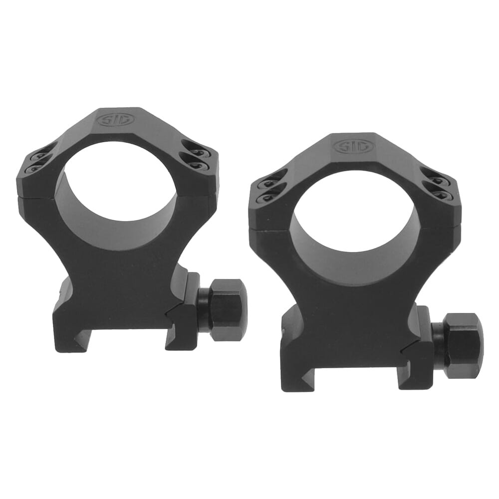 Sig Sauer ALPHA1 1 Extra High 1.25 Aluminum Black Hunting Scope Rings SOA10022