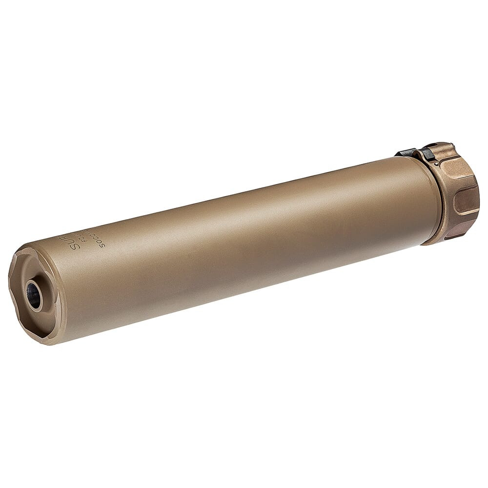 SureFire SCOCOM65 Ti 6.5 Dark Earth Suppressor w/ Fast-Attach Mount SOCOM65-Ti-DE