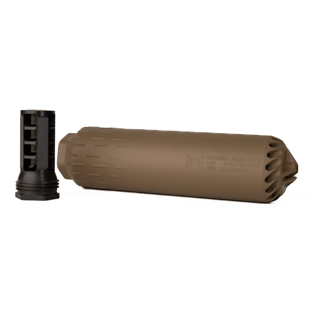 HUXWRX Flow 762 TI Muzzle Brake Kit, FDE 2747