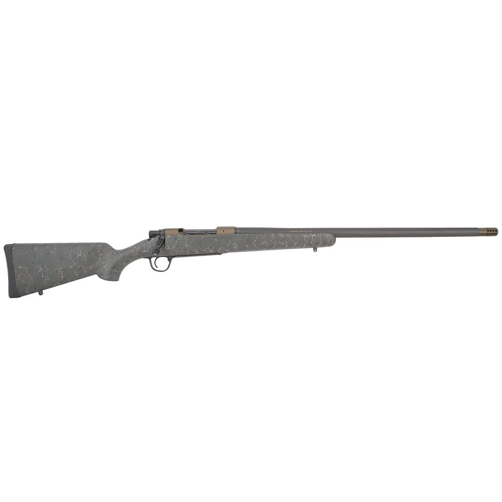 Christensen Arms USED Burnt Bronze Ridgeline .280 Ack Imp 26" 1:9" Green w/ Black & Tan Webbing Rifle 801-06027-00 Minor Chips & Scratches, Never Fired Outside of Factory UA2324