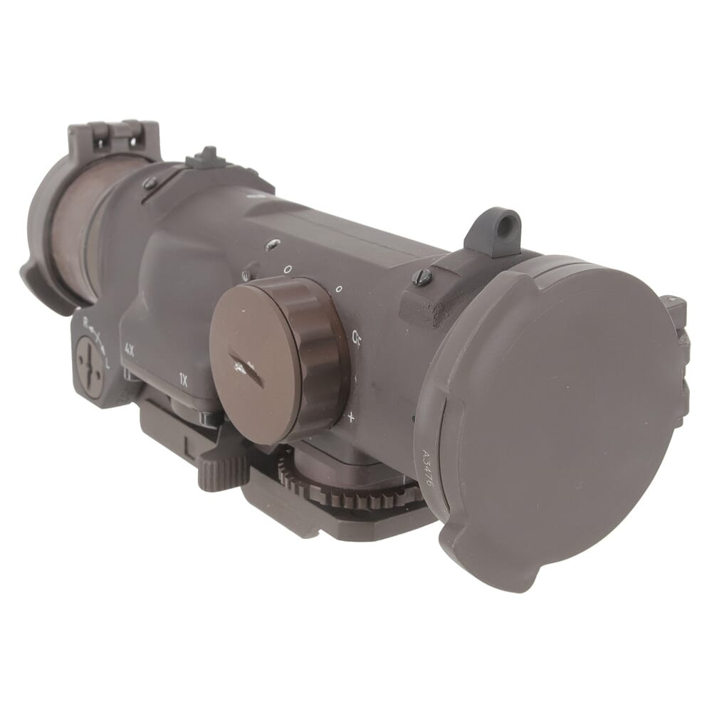 Elcan USED SpecterDR Optical Sight 1-4x 5.56 NATO FDE CX5395 Reticle DFOV14-T1 Like New, Scratch on Battery Cap UA2337