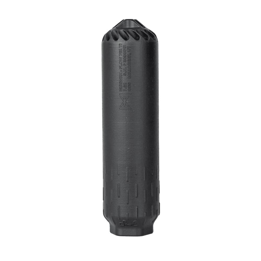 HUXWRX Flow 762 Suppressor + 5/8x24 Muzzle Brake Kit, Black 3277