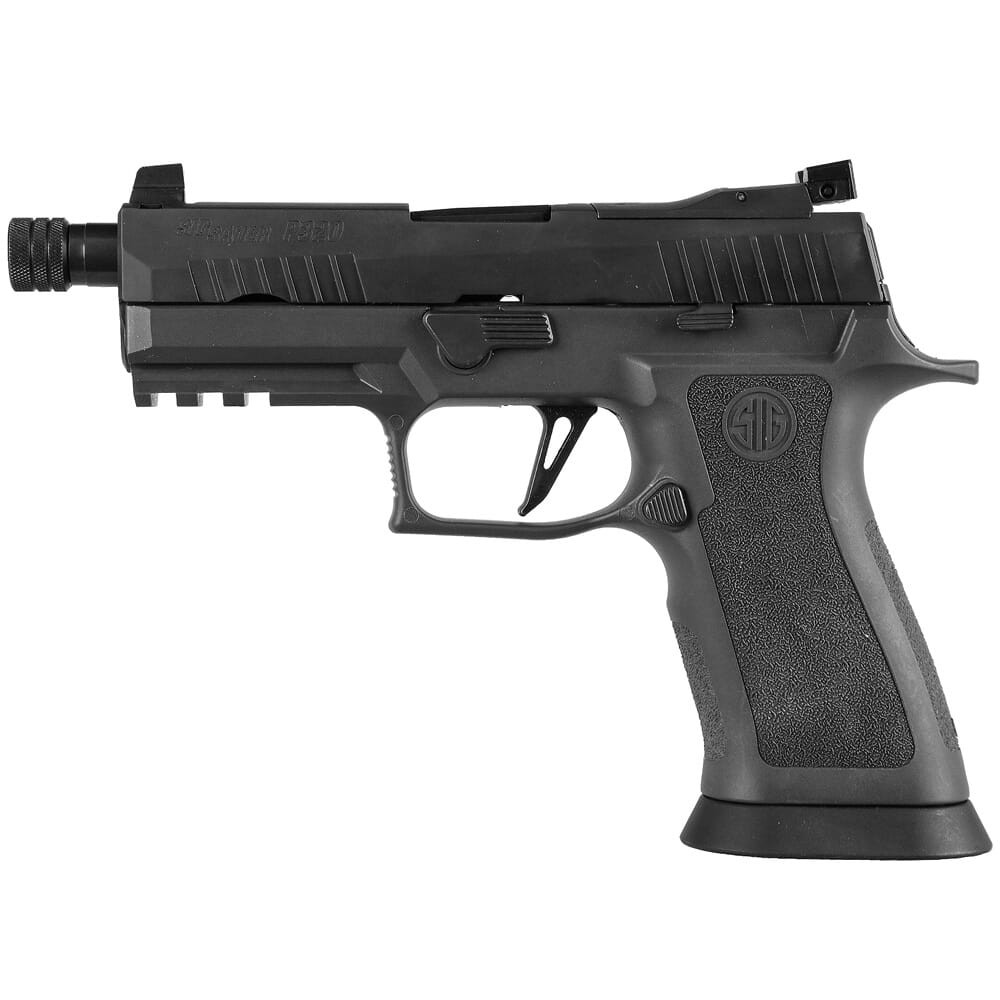 Sig Sauer P320 XCarry Legion 9mm 4.6" 1/2x28 Threaded Bbl, XRay3 Sights, Legion Gray, TXG Grip Module Pistol w/(3)17rd Mags 320XCA-9-LEGION-TB-R2