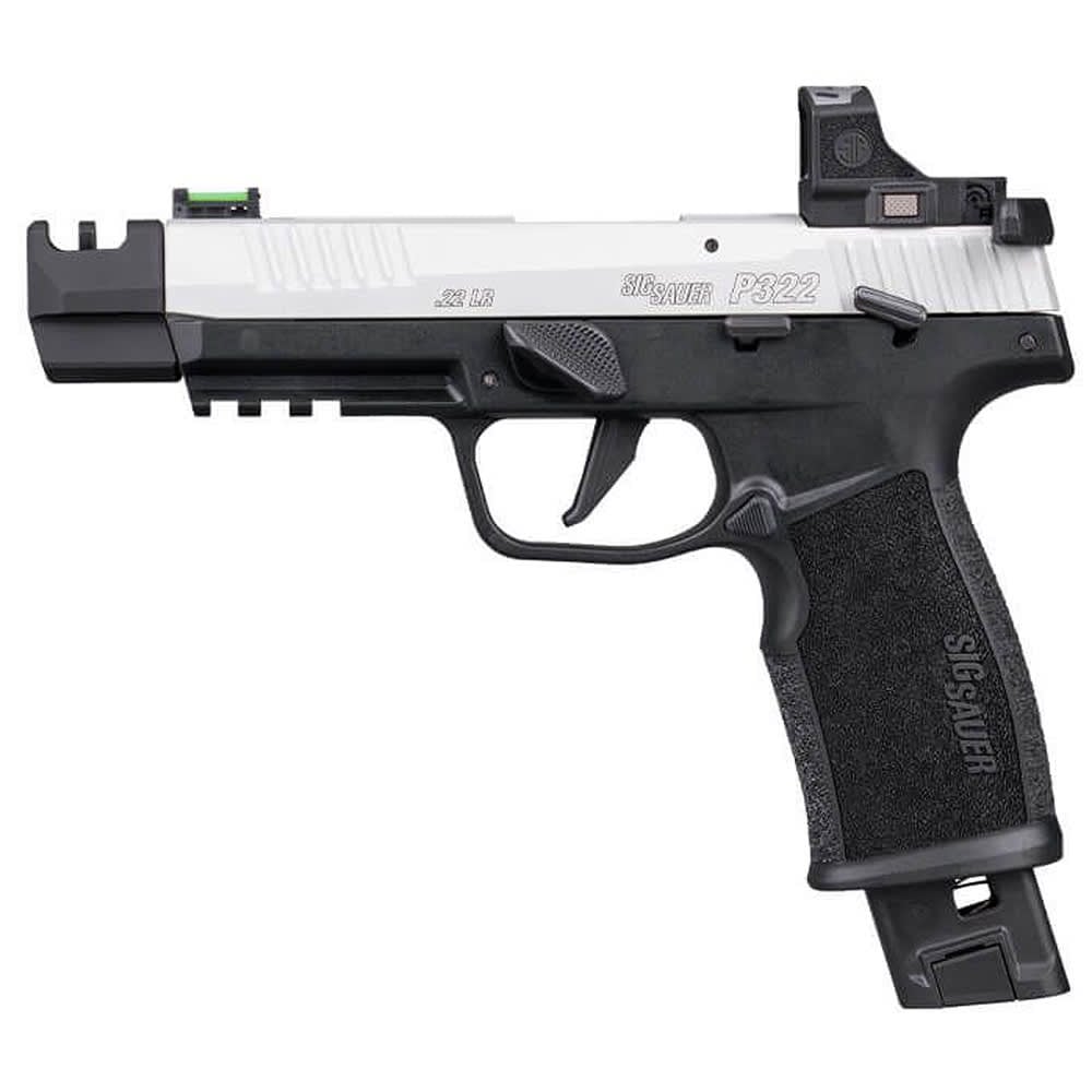 Sig Sauer P322 Competition 22LR 4" Bbl SAO 2-Tone Polymer Grip Romeo RS Compact Pistol w/(1) 20rd and (1) 25rd Poly Mag 322C-T-COMP-RS