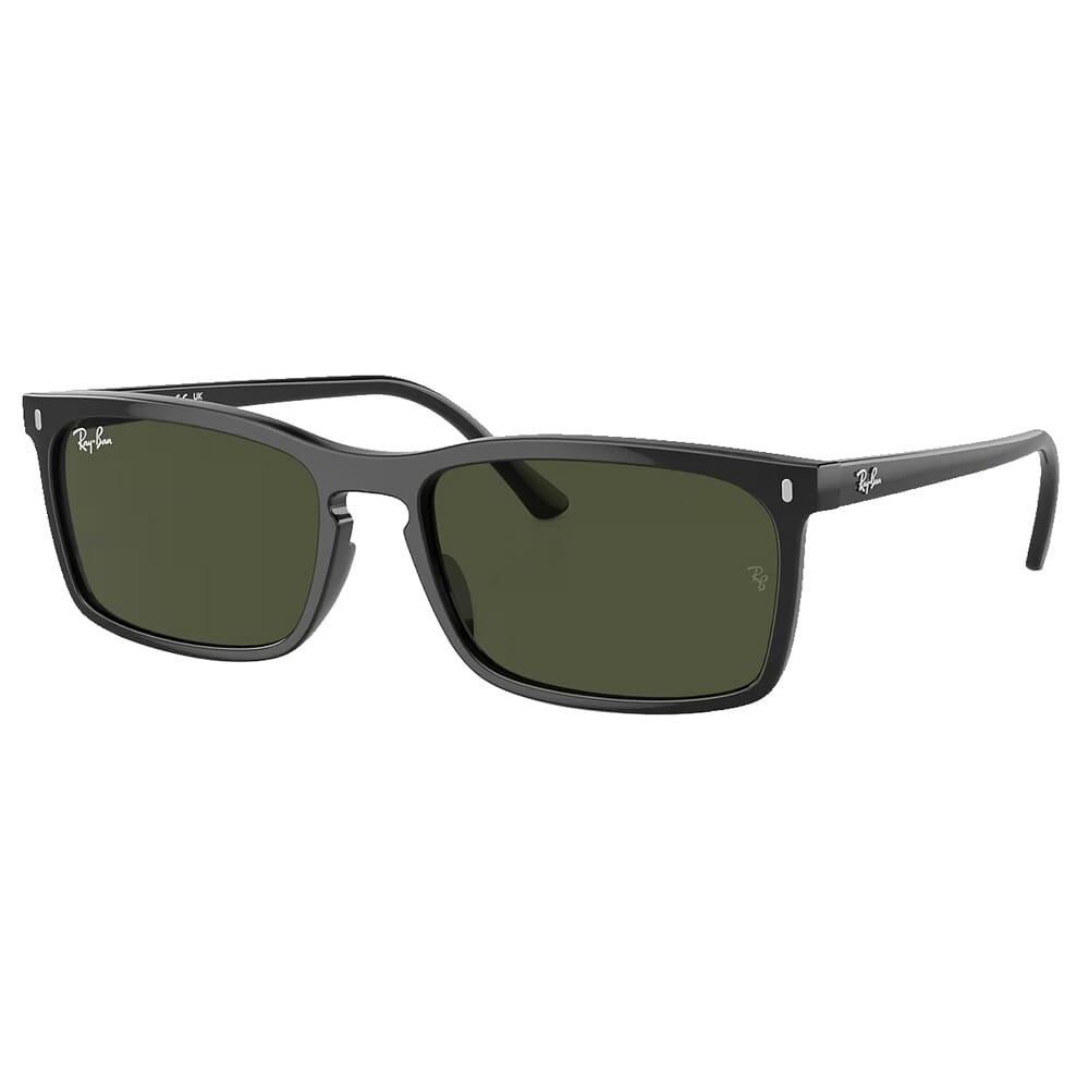 Ray-Ban 0RB4435 Polished Black Sunglasses w/G-15 Green Lenses 0RB4435-901/31-56
