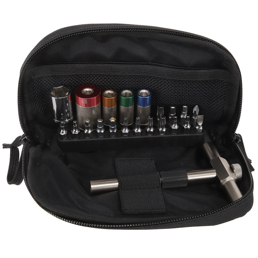 Fix It Sticks USED 65, 45, 25, & 15in lbs Torque Limiter Kits w/Modular T-Drive, 16 Bits, 1/2 Socket, Bit Adapter, & Deluxe Case FISTLS11-MTD Excellent Condition UA2415