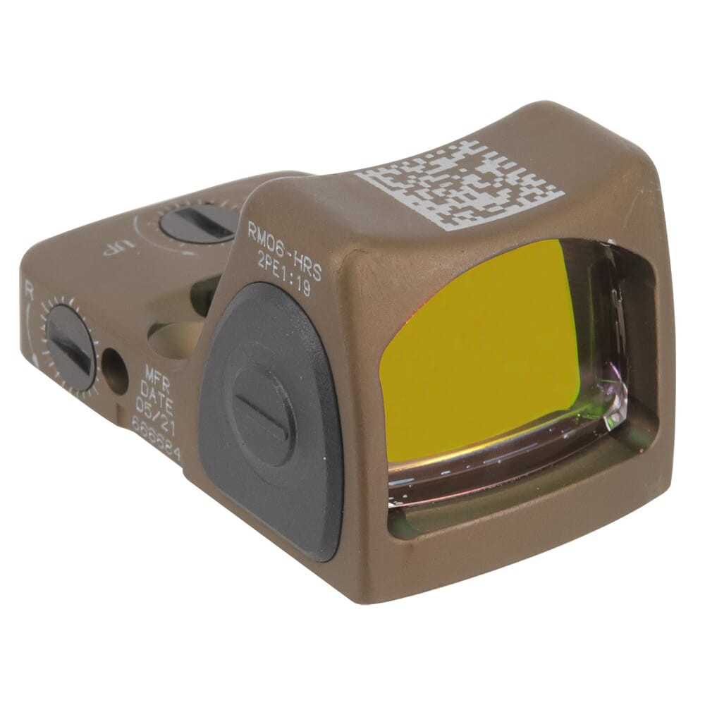 Trijicon USED RMR 3.25 Adj MOA Red RMR Type 2; HRS Hard Anodized Coyote Brown RM06-C-700780 Small Scratch in Metal UA2448