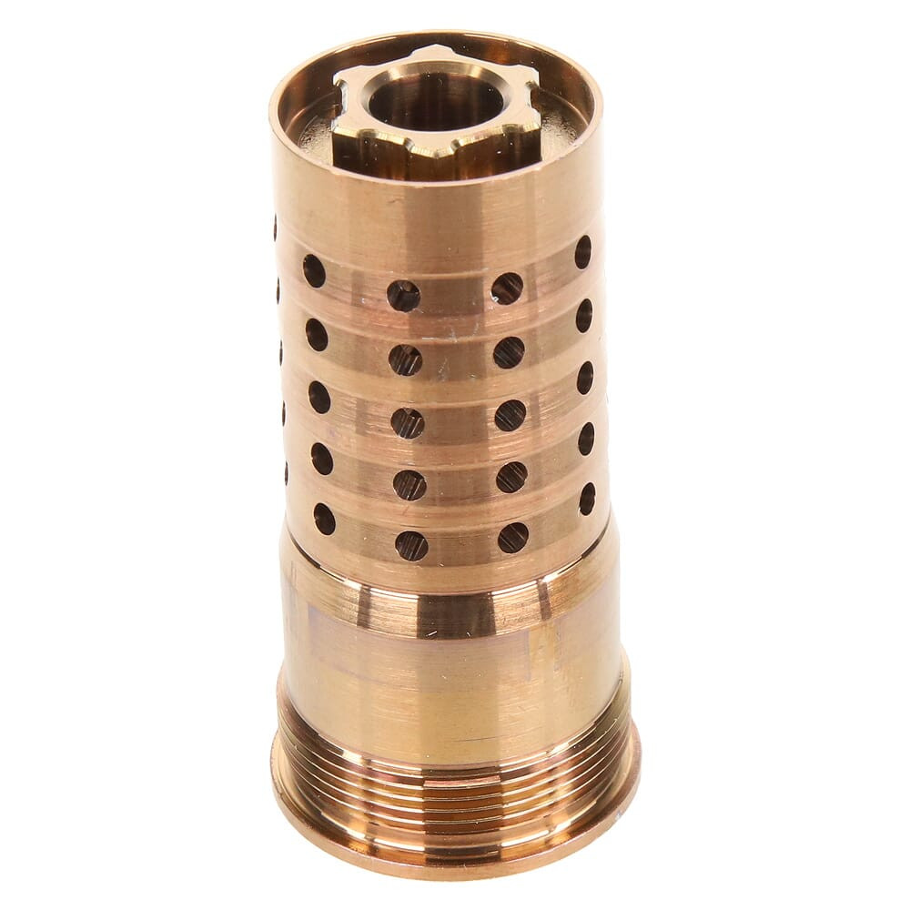 Q, LLC. Cherry Bomb 8.6 BLK 5/8-24 Muzzle Brake CB-5/8-24-8.6