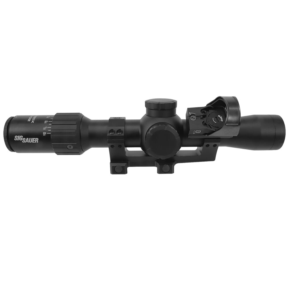 Sig Sauer USED SIERRA3BDX 2.5-8x32mm BDX-R1 Riflescope w/ALPHA 2 Base & Offset ROMEO1 Pro Reflex Sight SOSBDX321R1 - Excellent Condition UA2455