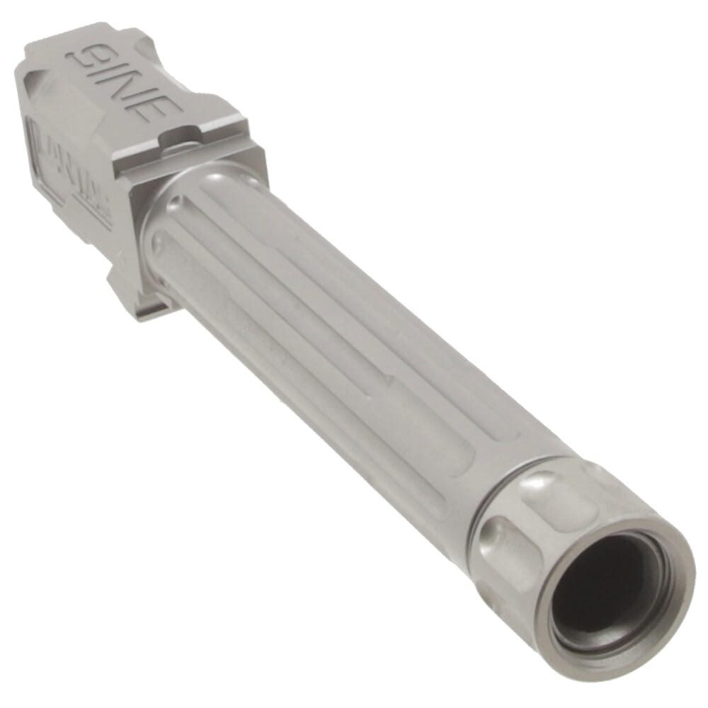 Lantac 9INE Fluted Threaded SS Barrel for G19 01-GB-G19-TH-SS