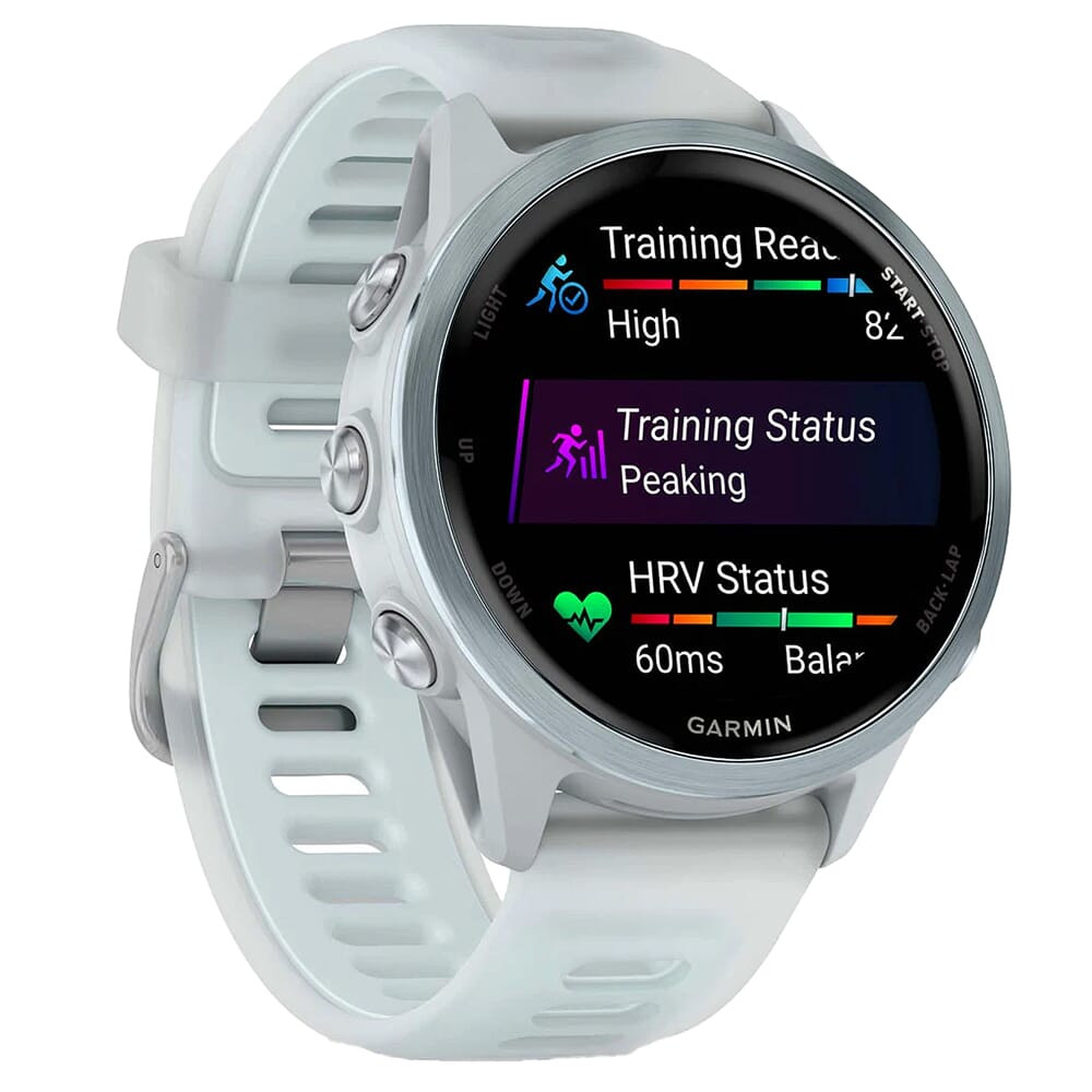 Garmin Forerunner 570 - 42 mm Cloud Blue Aluminum w/Translucent Whitestone/Cloud Blue Band 010-02970-01