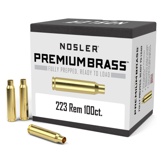 Nosler Premium Brass Box - 223 Rem (100ct) 10098