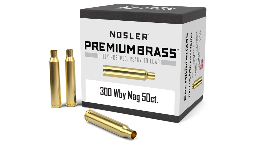 Nosler Premium Brass Box - 300 Wby (50ct) 10180