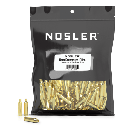 Nosler Brass - 6mm Creedmoor (100 ct) Bulk Brass Bag 10192