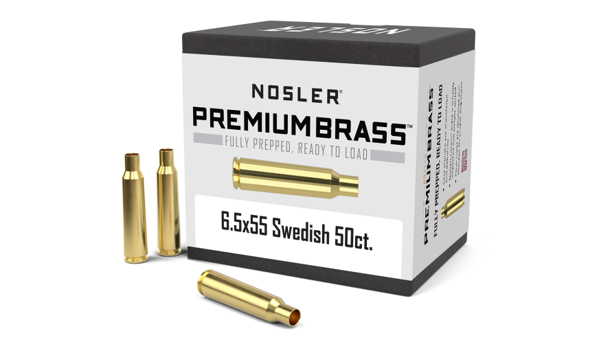 Nosler Premium Brass Box - 6.5mmx55 Swed (50ct) 10212