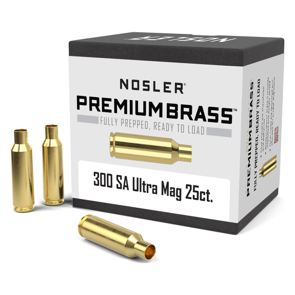 Nosler Premium Brass Box - 300 SAUM (25ct) 10228