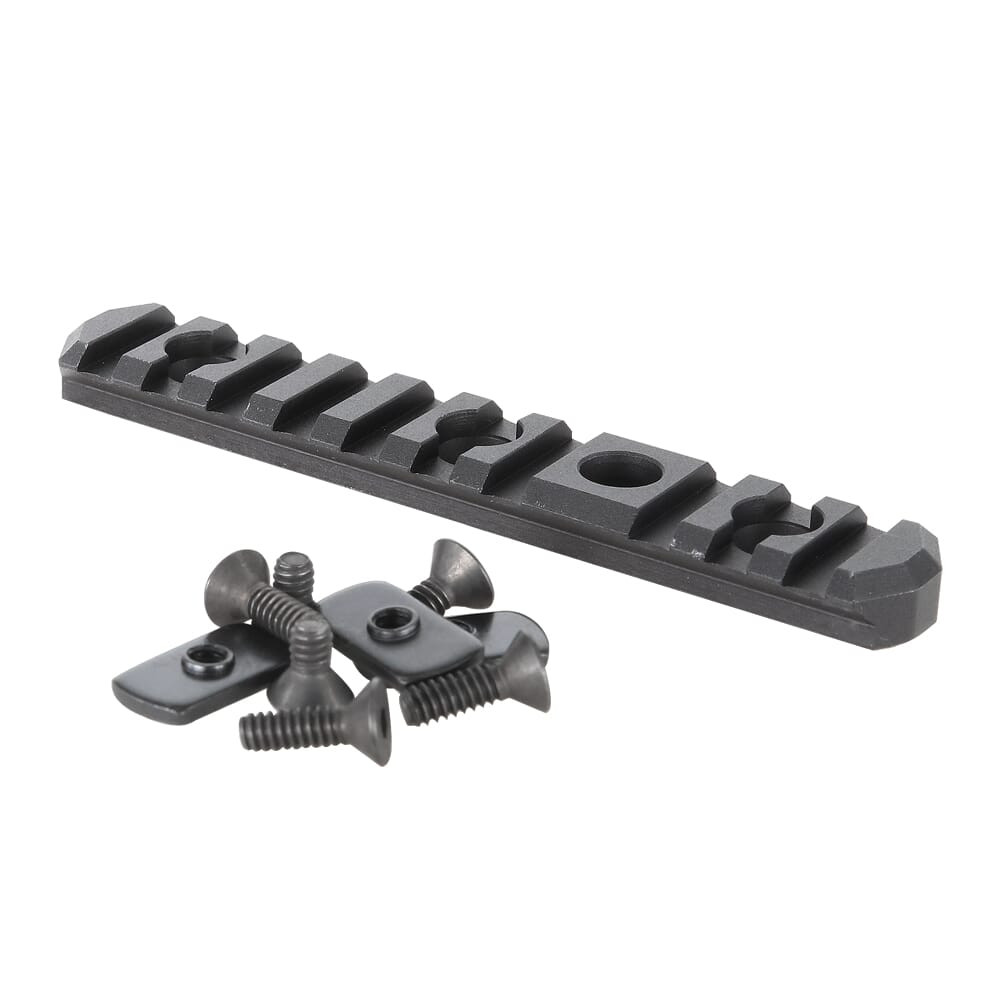 MDT 5" Blk Picatinny Rail with QD Sling Cup 102215-BLK
