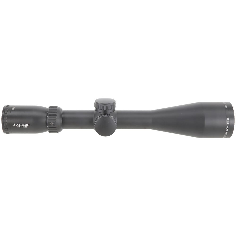 Athlon USED Midas HMR 2.5-15x50mm Capped Side Focus 30mm BDC600A SFP IR Riflescope 213051 - Light Ring Marks UA2752