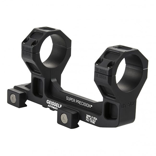 Geissele Super Precision Scope Mount 30MM 1.93" Black (Vortex 1-6), for AR-15 05-542B