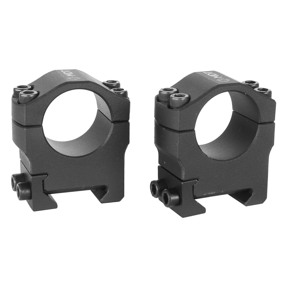 MDT Premier 25.44mm 1.00\" Medium Blk Scope Rings 103343-BLK