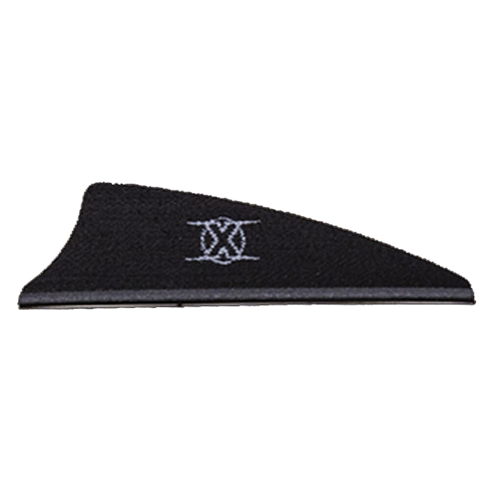 Bohning X Vane 1.5" Shield Cut Black 1000pk 10773BK15