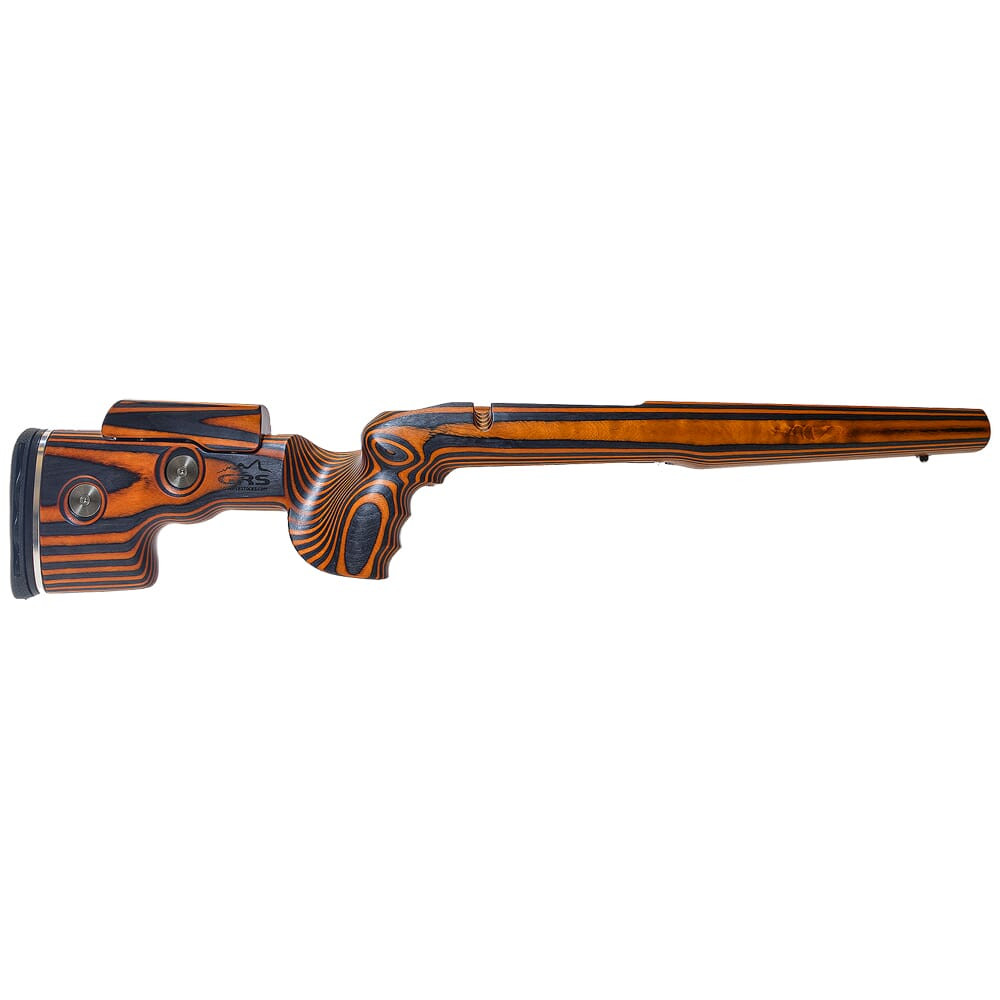 GRS Sporter, Winchester M70 LA inletted for floorplate, onepiece hinge, Orangle/Black 104897