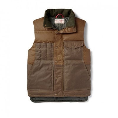 Filson Down Cruiser Vest Dark Tan 2XL 10641