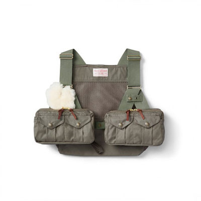 Filson Fly Fishing Strap Vest Otter Green Sup 10670