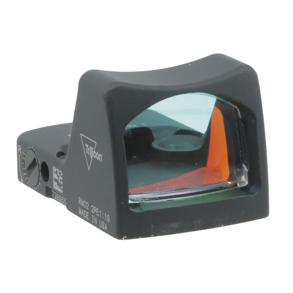 Trijicon USED RMR Type 2 Red 6.5 MOA Dot Sight RM02-C-700607 - Light Mount Marks UA2976