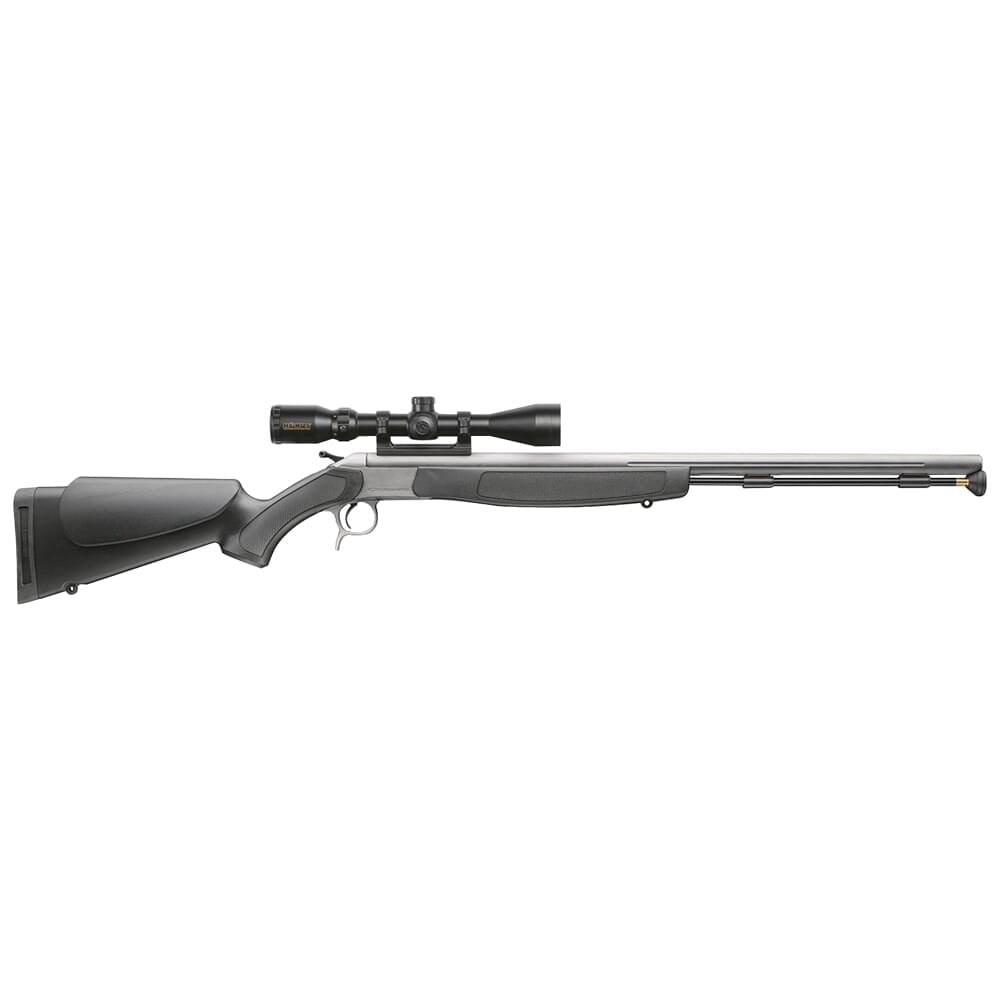 CVA CROSSFIRE 26" 1:28" Bbl Stainless Steel/Black .50 Cal Muzzleloader w/KonusPro 3-9x40 BDC & Soft Case CR3801SSC