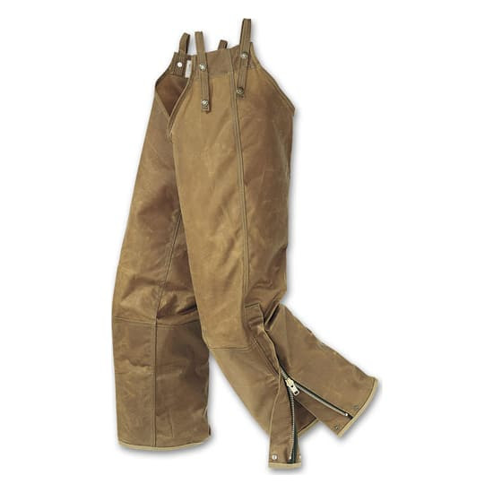 Filson Husky Tan Double Tin Zipper Leg Chaps 14024