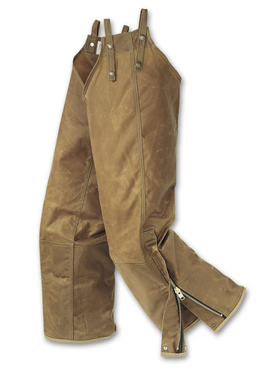 Filson Husky Double Tin Chaps w/ Zippers Tan Long 14024