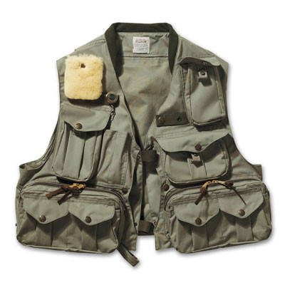 Filson Fly Fishing Guide Vest Green LG 16000