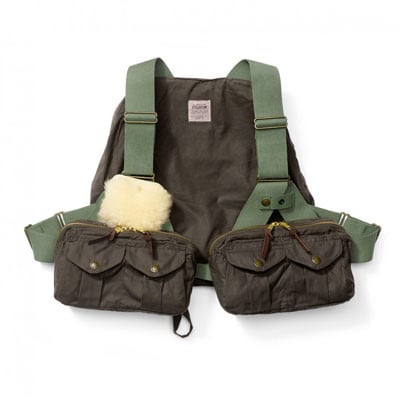 Filson Foul Weather Fly Fishing Vest Otter Green Reg 16002