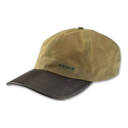 Filson Tan Tin Leather Cap 30038