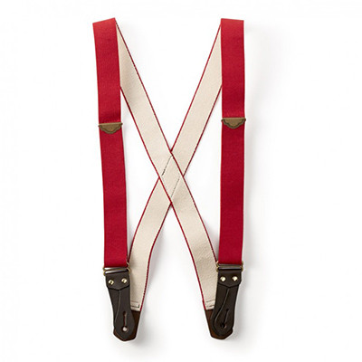Filson Tab Suspenders Red Long FCO-006120 FIL-30079-Red-Long