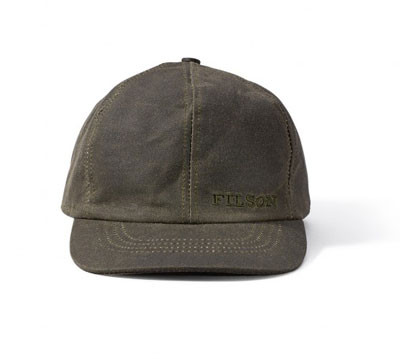 Filson Tin Cloth Cap Otter Green LG 60068