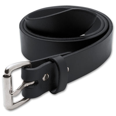 Filson 42 Black/Stainless 1.25" Belt - 63205001218