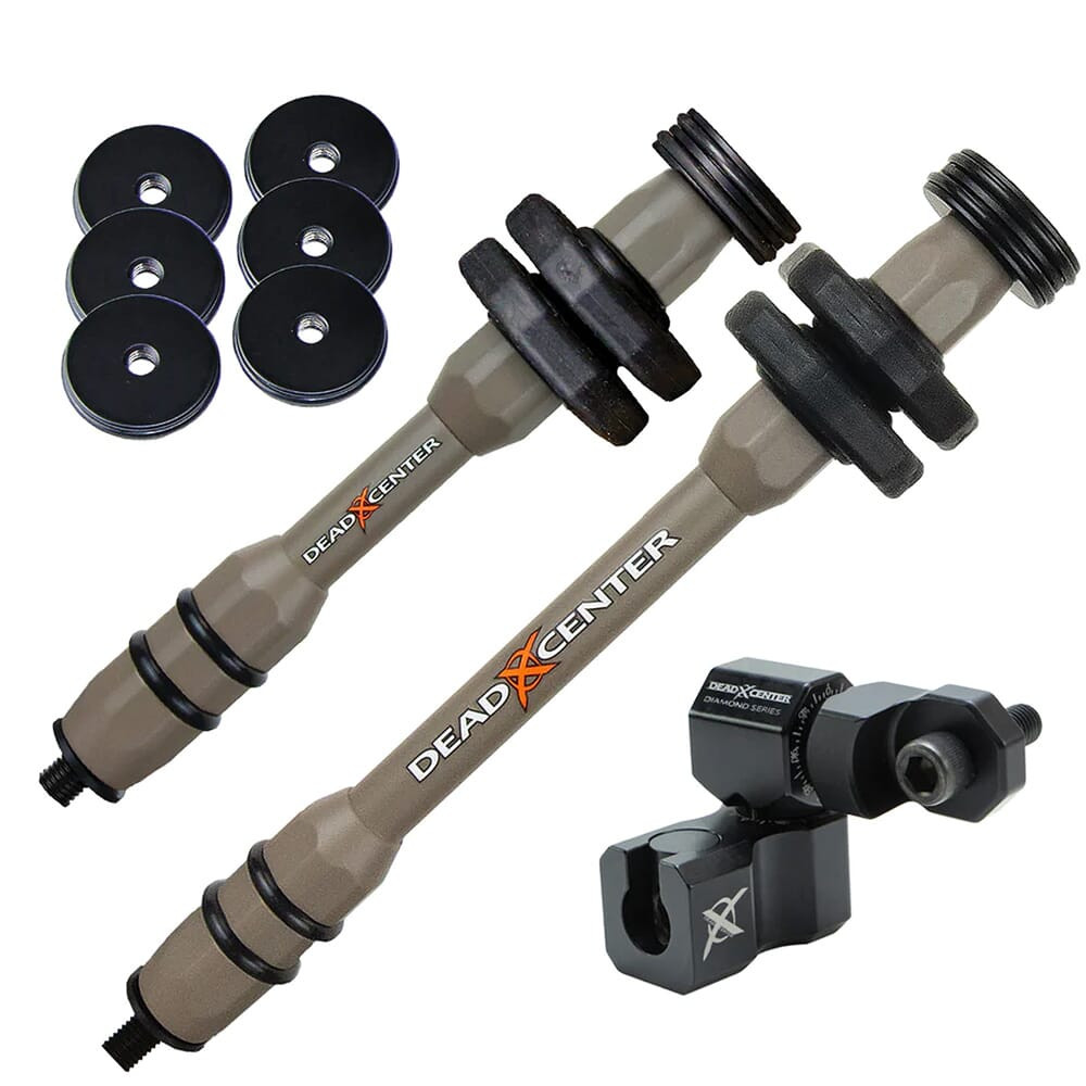 Dead Center Dead Level Hunter XS Lite 8" & 6" Tan Stabilizers DLHXSL-8-6-TAN