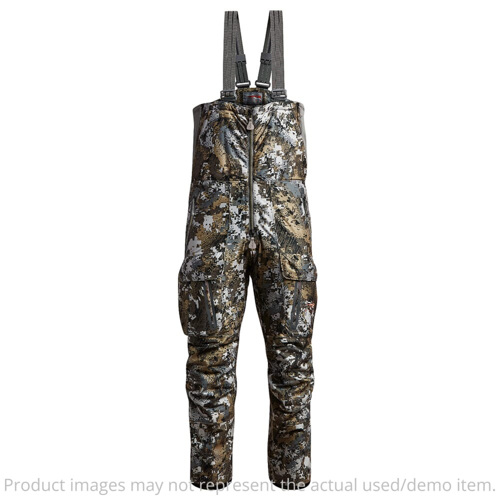 Sitka Gear Incinerator AeroLite Bib Optifade Elevated II Large 30082-EV-L No Tags DP0017