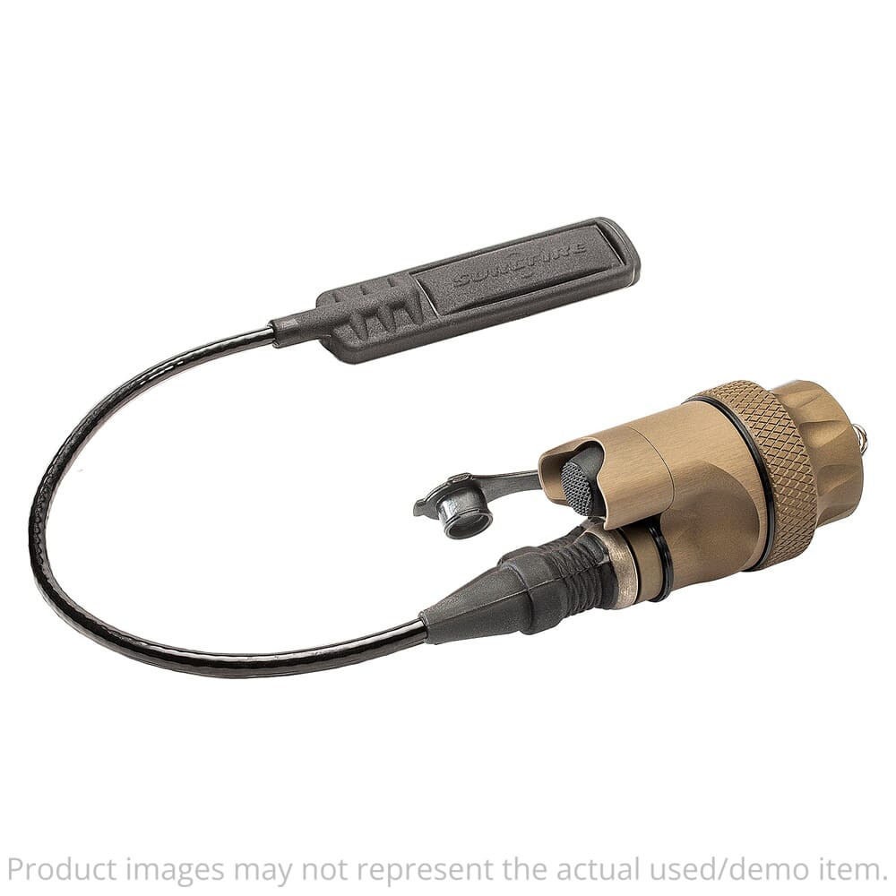 SureFire USED Scout Light Tan Dual-Switch/Tailcap Assembly w/ 7" Switch Cable - DS07-TN - No Packaging or Instructions - UA4140