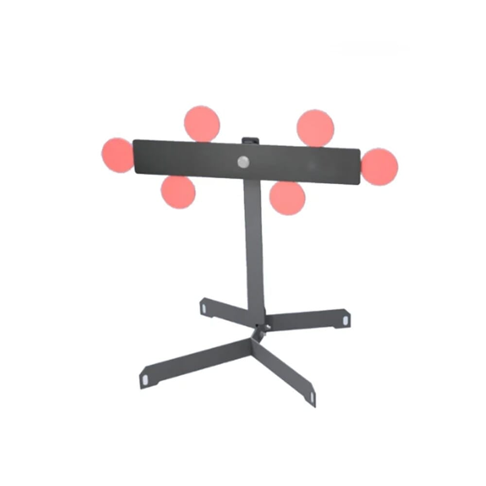 Precision Targets Double Triple Thread 3/8" AR500 6-Plate Rack DTT-3-8-6PR