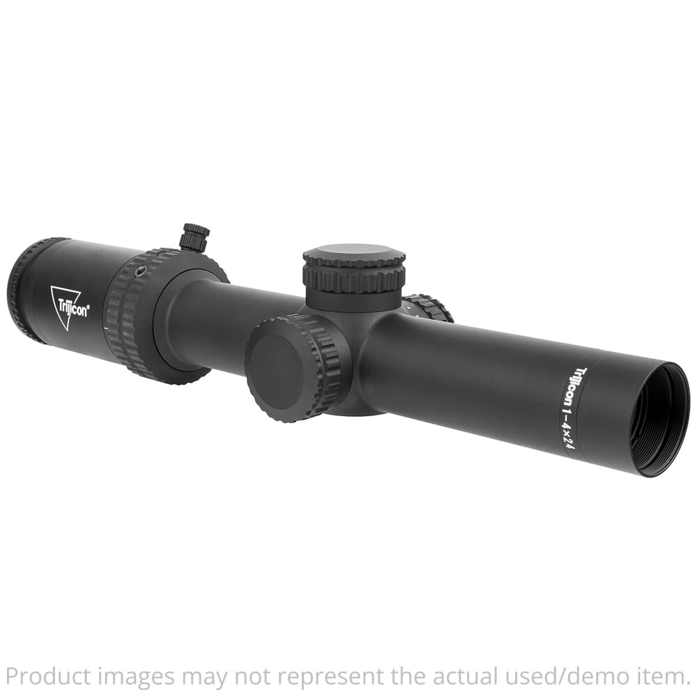 Trijicon USED Credo 1-4x24mm SFP Green BDC Segmented Circle .223/55gr 30mm Matte Blk Riflescope CR424-C-2900014  - Open Box, No Caps UA4232
