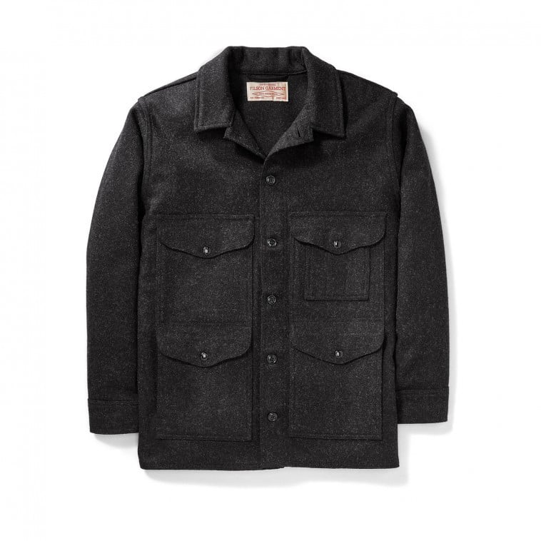 Filson Mackinaw Crusier (Ak Fit) Charcoal L FCO-010189 FIL-10043-Charcoal-L