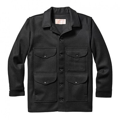 Filson Mackinaw Crusier  X- Long (Ak Fit) Black XXL-LONG FCO-010522 FIL-10044-Black-XXL-LONG