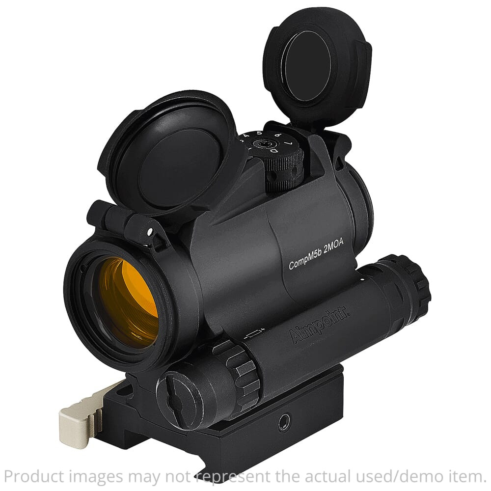 Aimpoint USED CompM5b 2 MOA, 39mm Spacer w/LRP Mount & 5 Ballistic Turrets Reflex 200624 - Light Mount Marks UA4300
