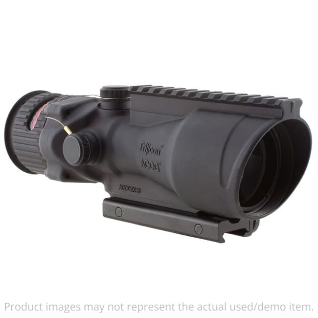 Trijicon USED TA648-308 ACOG 6x48 Dual Illum Red Chevron 308 Ballistic Reticle w/ TA75 Mount TA648-308 - Excellent Condition UA4473