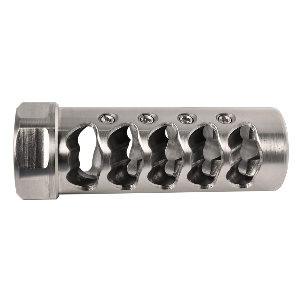 American Precision Arms Gen 4 Fat Bastard Self Timing Muzzle Brake 5/8x24 / 6.5mm / Stainless G4F5865S