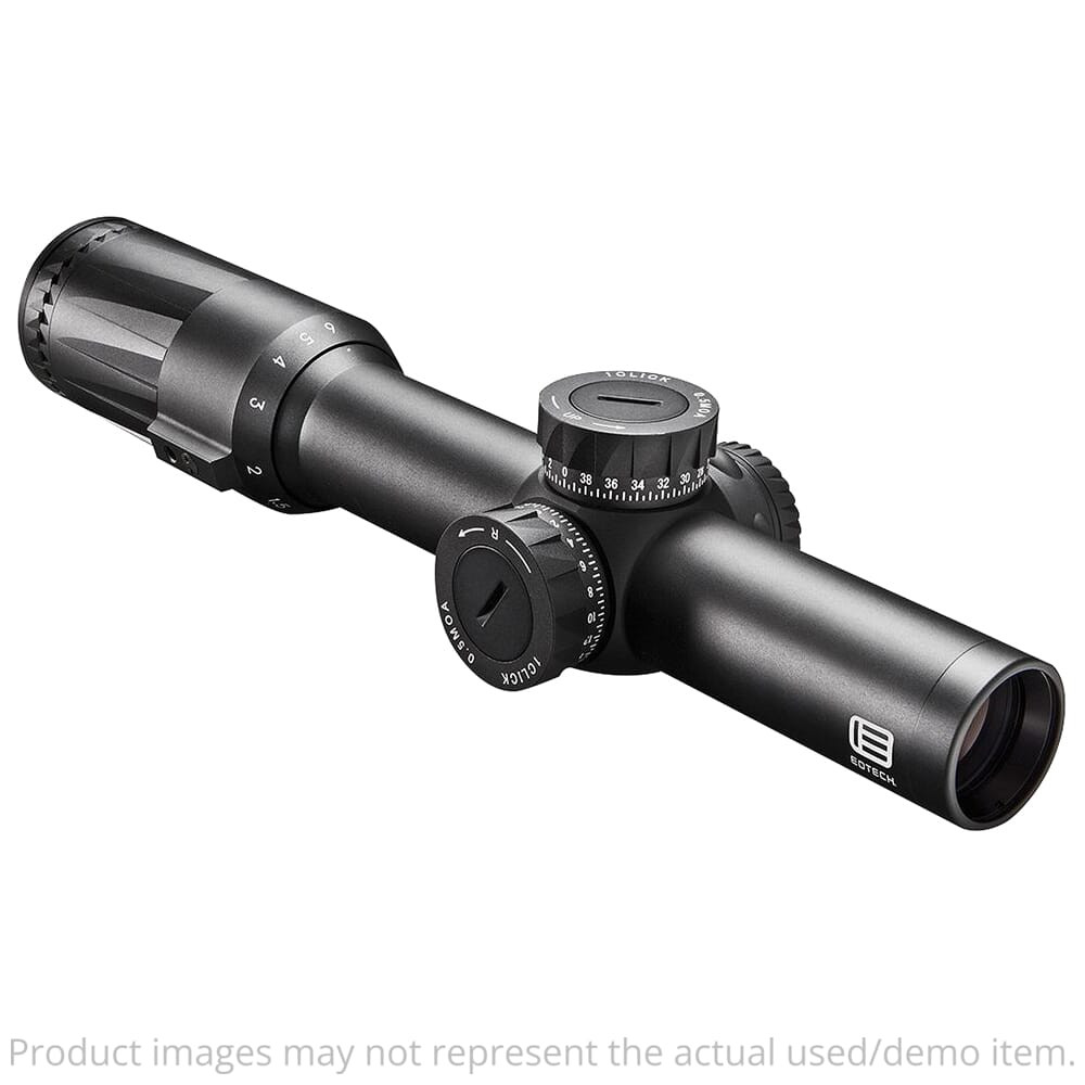 EOTech USED Vudu 1-6x24mm FFP Green SR1 Reticle (MRAD) Riflescope VDU1-6FFSR1G - Ring Marks UA4542